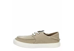 Sperry Boys Offshore Lace Sneaker - Khaki -Professional Sports Shoe Store US 01 702721 03