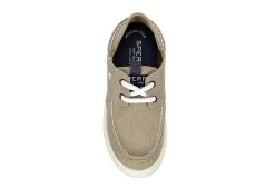 Sperry Boys Offshore Lace Sneaker - Khaki -Professional Sports Shoe Store US 01 702721 05