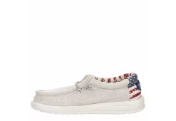 Heydude Boys Wally Youth Slip On Sneaker - Off White -Professional Sports Shoe Store US 01 702839 03