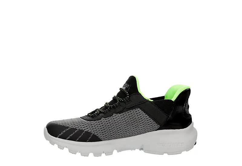 Skechers Boys Razor Flex Air Slip-in Slip On Sneaker - Grey 6 Skechers Boys Razor Flex Air Slip-in Slip On Sneaker - Grey - Image 4