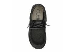 Heydude Boys Wally Youth Slip On Sneaker - Black -Professional Sports Shoe Store US 01 733081 05