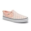 Vans Girls' Asher Checkerboard Sneaker - Peac -Professional Sports Shoe Store VN0A38DSN4N XXX