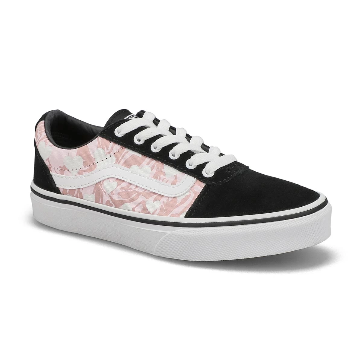 Vans Girls' Ward Heart Foxing Sneaker 4 Vans Girls' Ward Heart Foxing Sneaker - Image 2